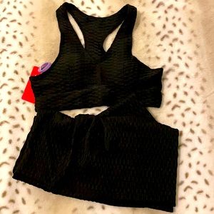 Active wear TikTok legging &crop bra